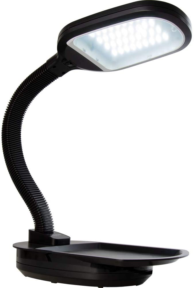 AgroBrite 14 Watt Desktop Plant Light, 14w LED, Black