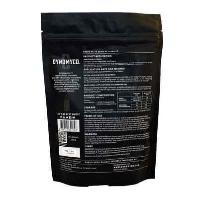 Dynomyco  premium mycorrhizal inoculant pouch