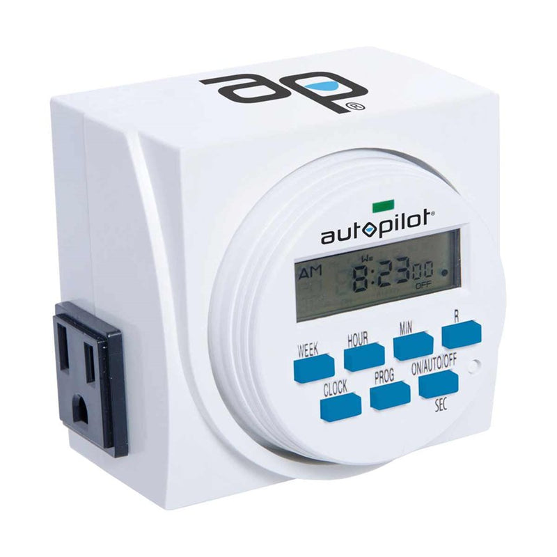 auto-pilot dual digital grounded timer 7 day