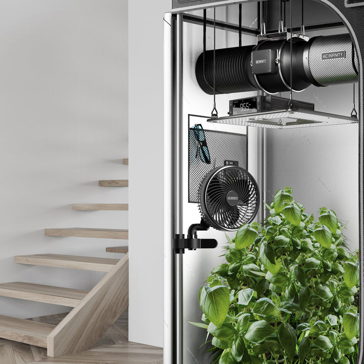 AC Infinity - CLOUDRAY A6 Grow Tent Clip Fan 6" with 10 Speeds 6"