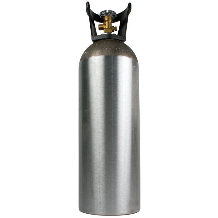 CO2 Aluminum empty Cylinder with CGA 320 Valve