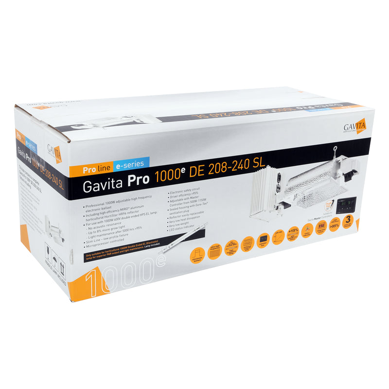 Gavita Pro E-Series 1000e DE Slim Line - 208-240 Volt