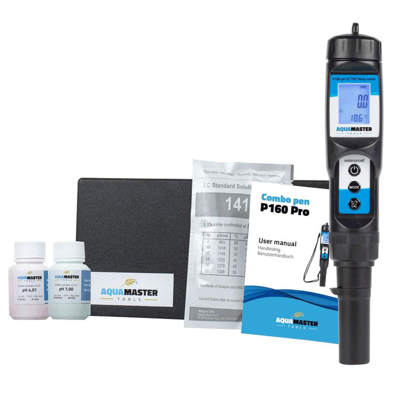 AquaMaster P160 pH/EC/PPM/TDS Temperature Combo tester