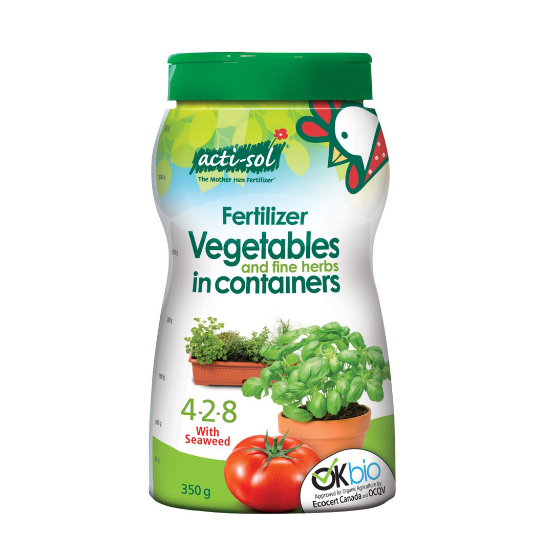 Acti-Sol - Sprinkle-on organic fertilizer for vegetables and fine herbs 4-2-8 350g