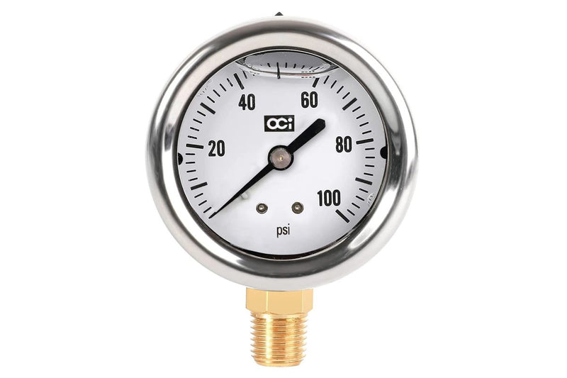 Netafim Liquid Filled Pressure Gauge 0-100 PSI