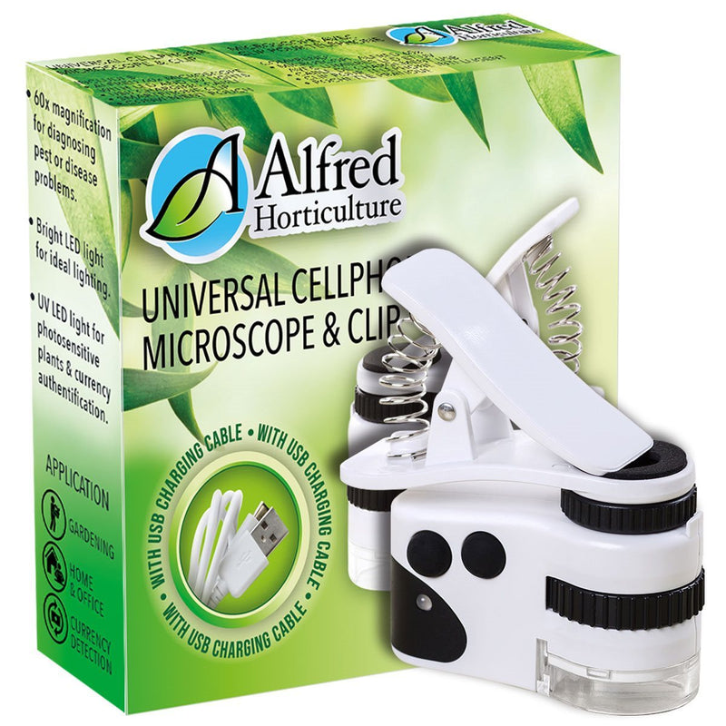 Alfred Phone Microscope 60x W / Usb Charger