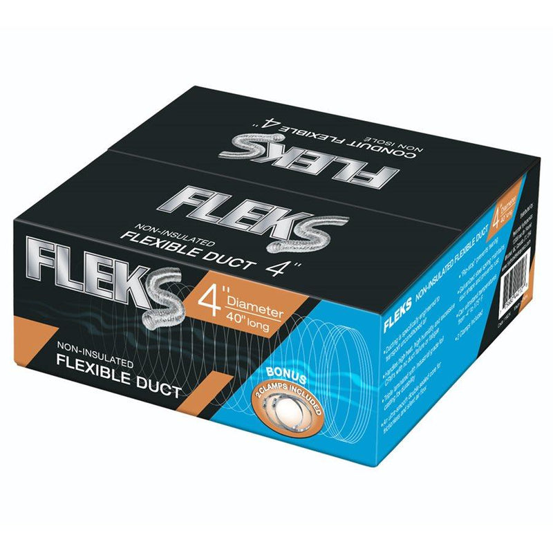 Fleks Ducting 1 Meter W/2 Clamps