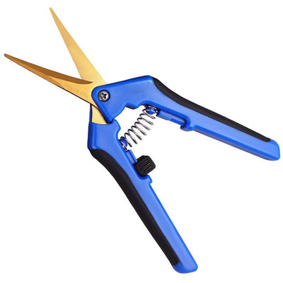 Green Gold Trimming Shears Curved Blade