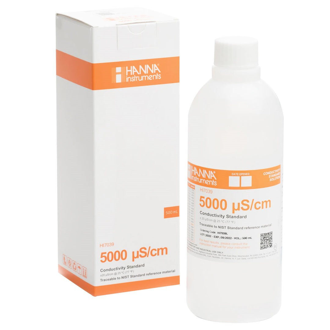 Hanna Hi7039l Buffer 5000ms / Cm Calibration 500ml