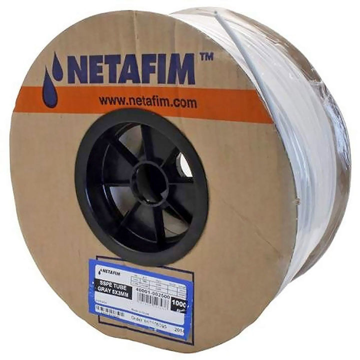 Netafim Super Flex UV White PE Tubing 5/3 mm, 1000&