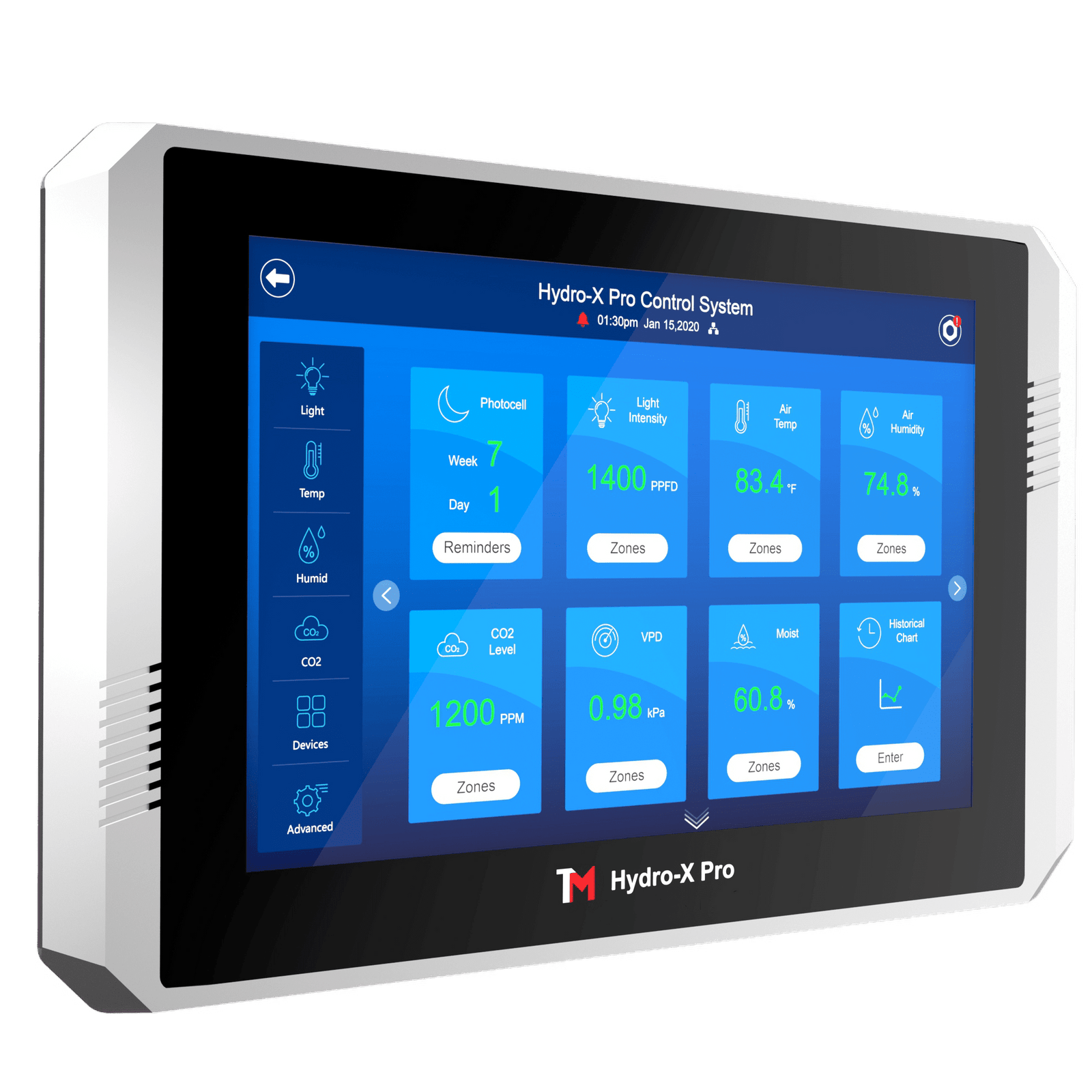 TrolMaster HCS-2 commercial grow room climate controller